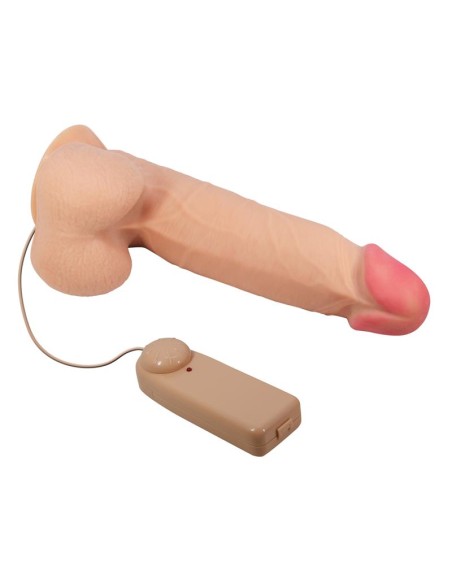Vibrador Realista con Control Remoto Doble Densidad y Piel Deslizante