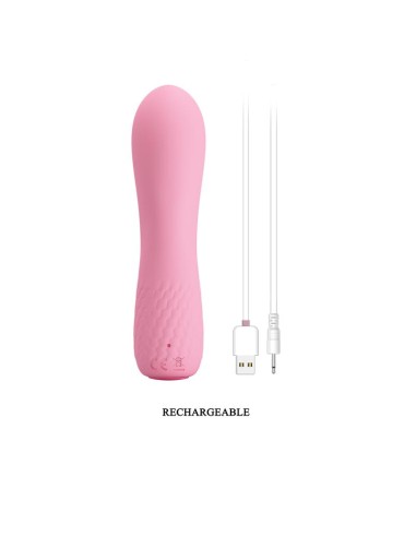 Alice Vibrador 12 funciones Rosa Claro