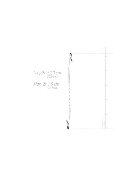 Cadena Larga con Pinzas para Pezones