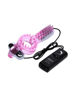 Anillo Vibrador Doble Couple Collection Rosa 2