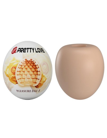 Huevo Masturbador Pleasure Egg II Naranja