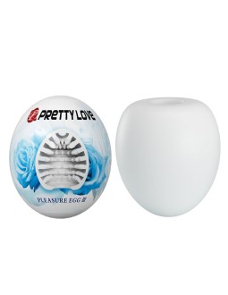 Huevo Masturbador Pleasure Egg III Blanco 2