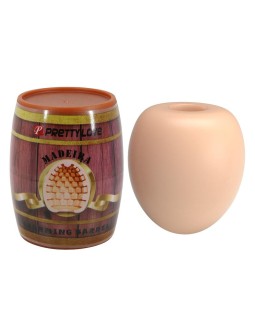 Masturbador Manual Madeira Barrel 2