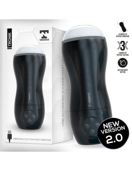 Tronik 20 Masturbador con Succion y Vibracion USB