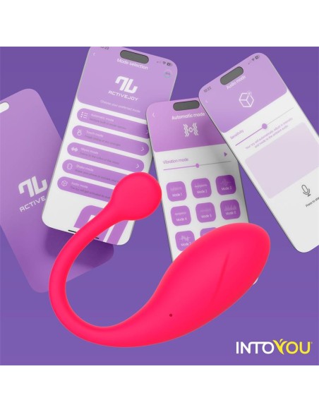 Bulby Huevo Vibrador con APP Rosa Intenso