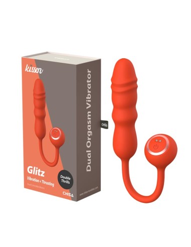 Glitz Estimulador con Vibracion y Thrusting