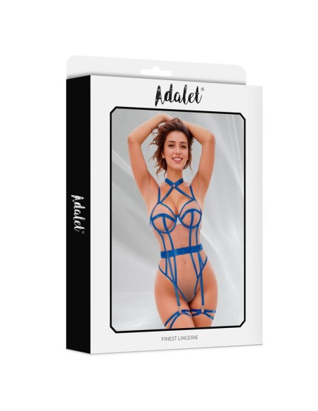 Killye Teddy de Malla con Tiras con Ligas Azul