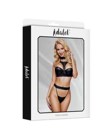 Addis Set Sujetador con Choker y Tanga Alto