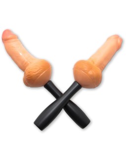 2 Maracas con Forma de Pene 25 cm