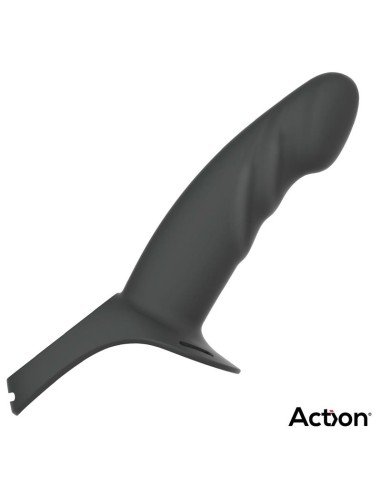 Arnes Strap on con Dildo Hueco Silicona Premium Talla L Negro