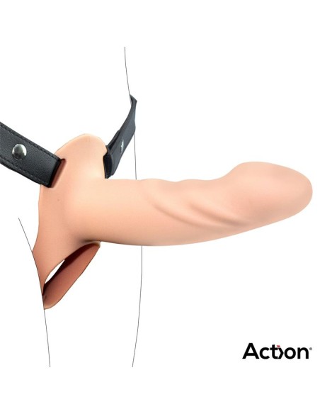 Arnes Strap on con Dildo Hueco Silicona Premium Talla L