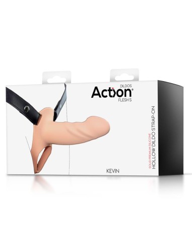 Arnes Strap On con Dildo Hueco Silicona Premium Talla S