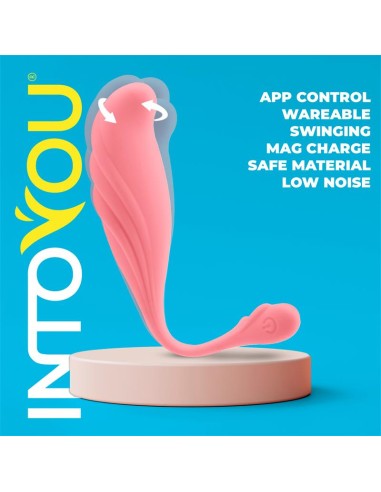 Huevo Vibrador con Movimiento Waving con APP USB