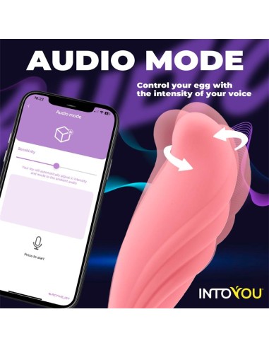 Huevo Vibrador con Movimiento Waving con APP USB