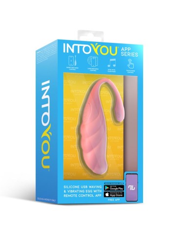 Huevo Vibrador con Movimiento Waving con APP USB