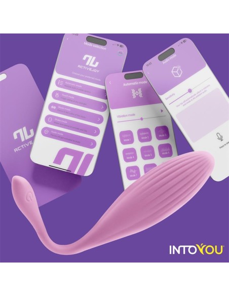Huevo Vibrador con Bolas Internas con Rotacion y APP USB