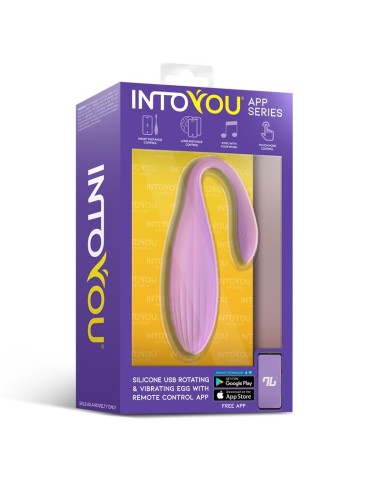 Huevo Vibrador con Bolas Internas con Rotacion y APP USB