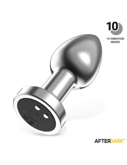 Dimpor Plug Anal Cromado con Vibracion USB Magnetico Talla M 2