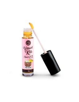 Lip Gloss Vibrant Kiss Sabor Pina Colada 2