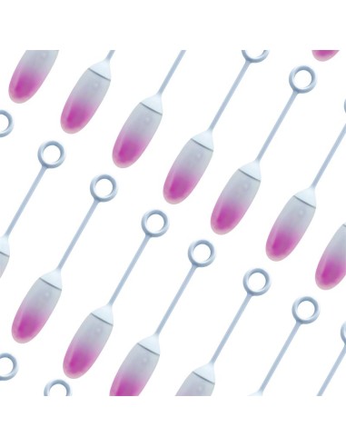 Huevo con APP Silicona Doble Capa Rosa Azul