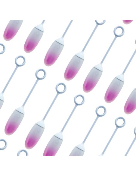 Huevo con APP Silicona Doble Capa Rosa Azul