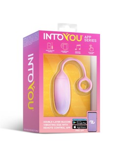 Huevo con APP Silicona Doble Capa Azul Purpura 2