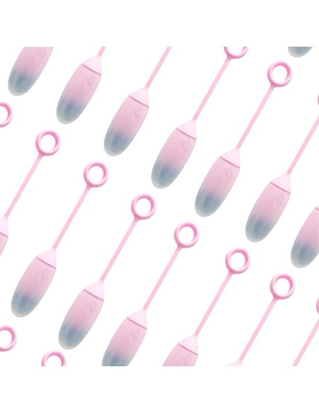 Huevo con APP Silicona Doble Capa Azul Purpura