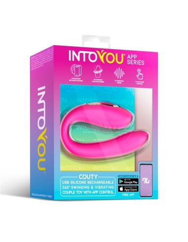 Couty Juguete para Parejas con Oscilacion 360º con APP
