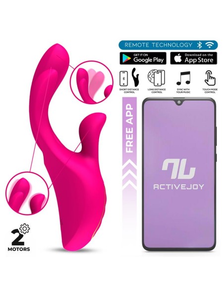 Derek Vibrador con Movimiento Finger 3 Motores y APP