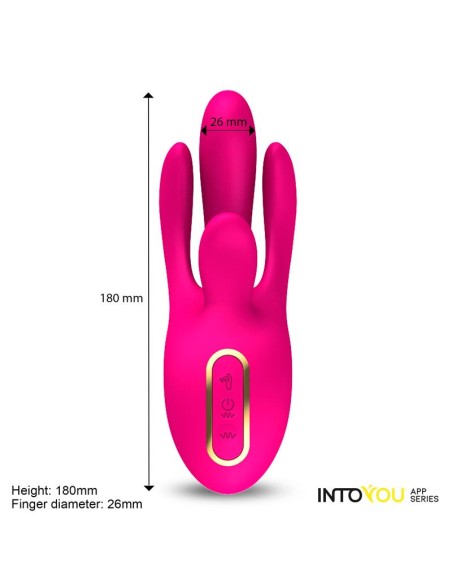 Derek Vibrador con Movimiento Finger 3 Motores y APP