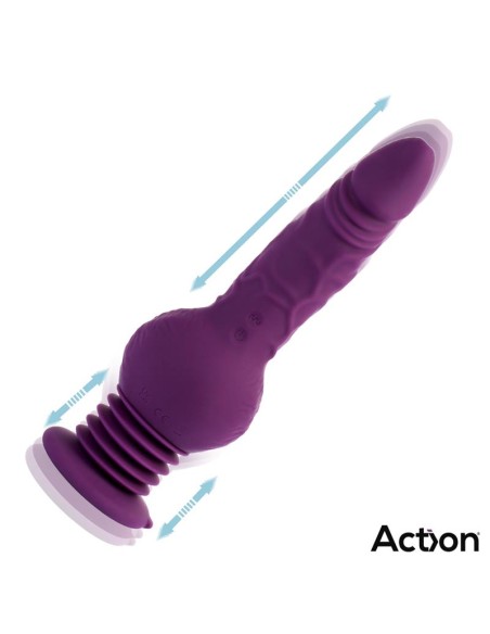 Booster Vibrador con Thrusting Ultra Jet Thruster con Potente Ventosa