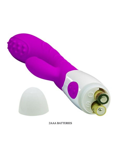 Vibrador Arthur con Movimiento Finger Purpura