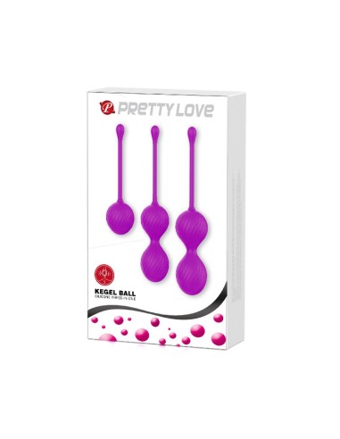 Pack 3 Bolas Kegel Color Rosa