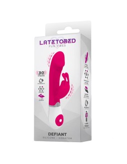 Defiant Vibrador con Conejito Silicona 2