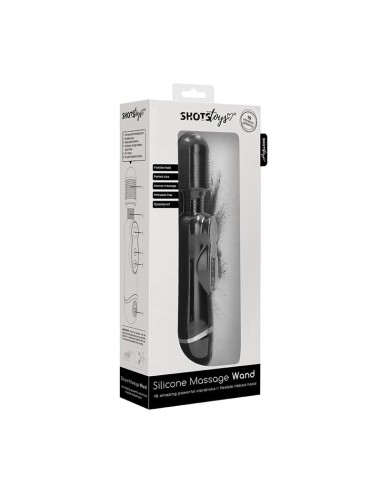 Masajeador Flexible Silicona Negro