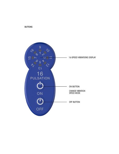Masajeador Felxible Silicona Azul
