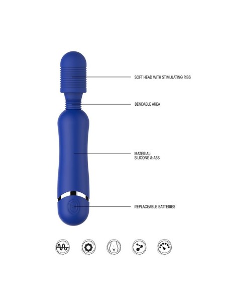 Masajeador Felxible Silicona Azul