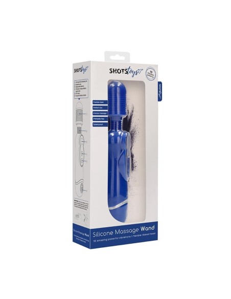 Masajeador Felxible Silicona Azul