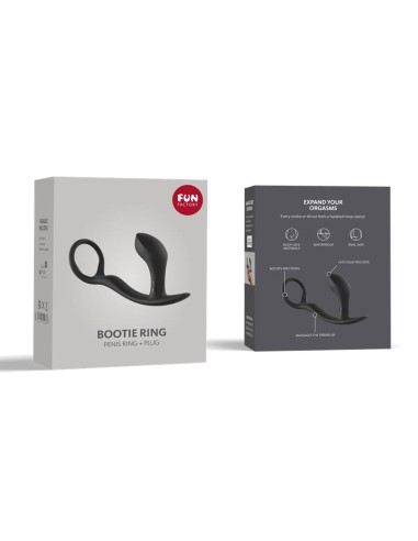 Bootie Ring Anillo para el Pene y Plug Anal Slate