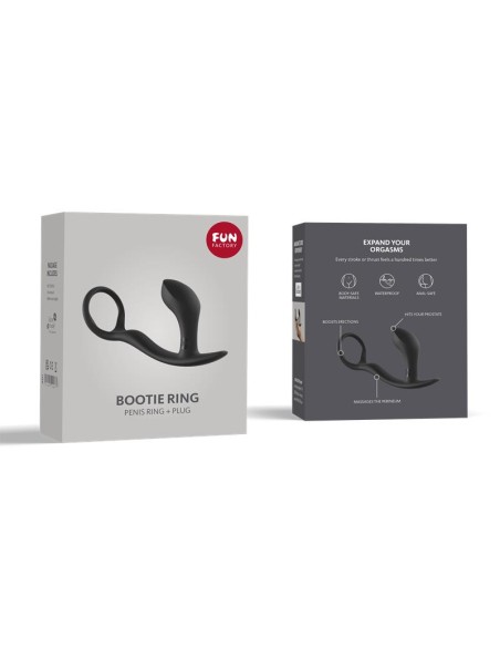 Bootie Ring Anillo para el Pene y Plug Anal Slate