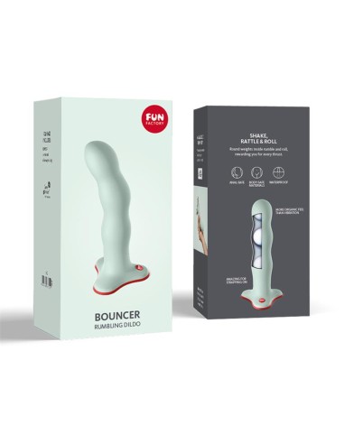 Bouncer Dildo con Bolas Internas Sage Green
