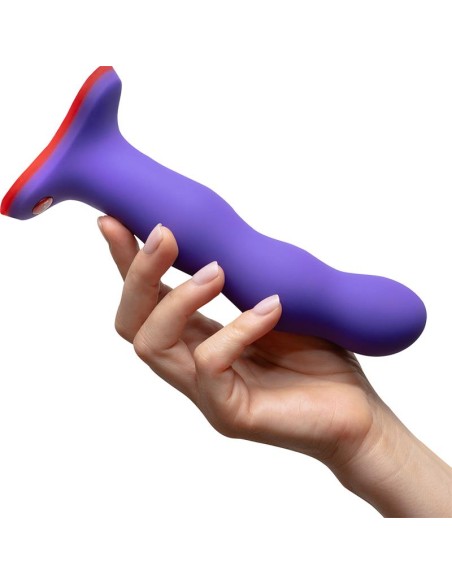Bouncer Dildo con Bolas Internas Flashy Purple