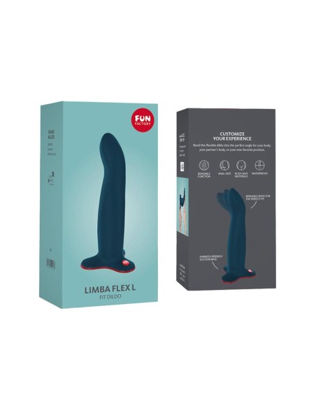 Limba Flex Dildo Talla L Velvet Blue