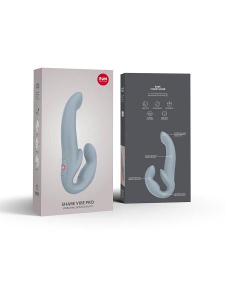 Share Vibe Pro Vibrador Doble Cool Grey
