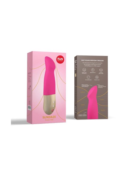 Estimulador con Empuje Sundaze Fuchsia Pink