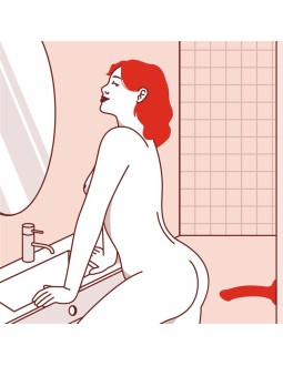 Magnum Dildo Flashy Coral 2