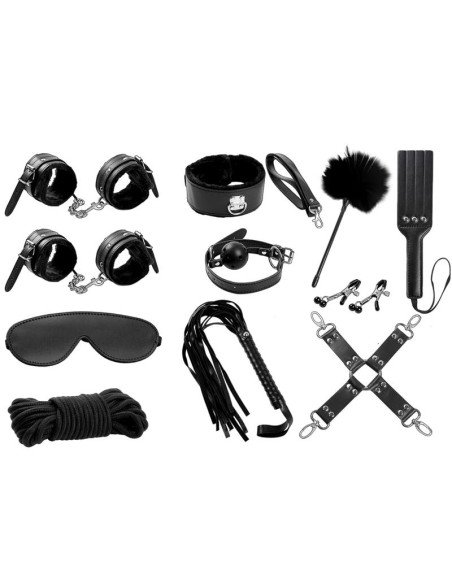 Set Bondage 11 Piezas Negro