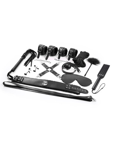 Set Bondage 11 Piezas Negro