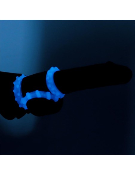 Lumino Play Set 3 Anillos para el Pene Luz Azul