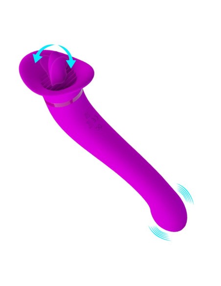 Faust Vibrador con Lengua Estimuladora USB